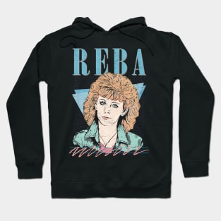 Reba McEntire // Vintage Faded 80s Style Fan Design Hoodie